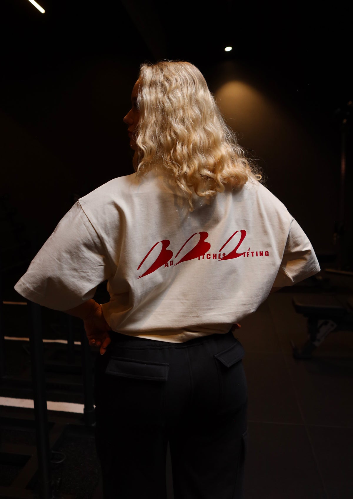 Bad Bitches Lifting | Short Sleeve T-shirt Cream